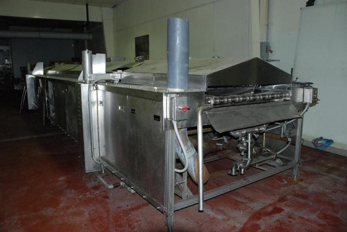 Used Stein HPF-11 4028 Stainless Steel Continuous Gas Fired Fryer