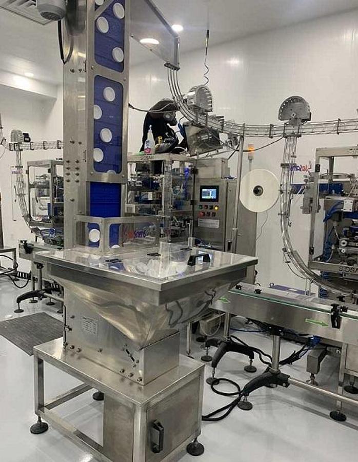 Used Fully Automated Nicotine Pouch Packaging Line