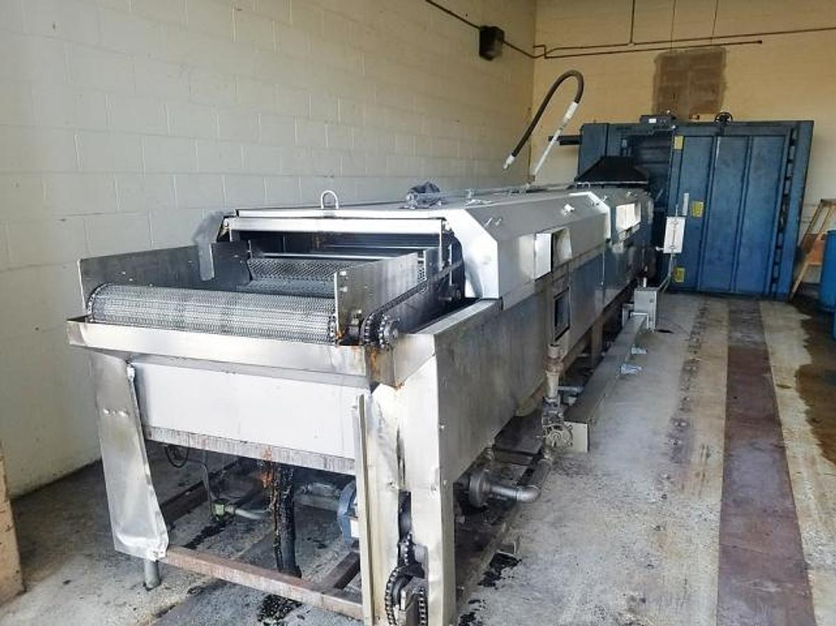 Used Heat & Control/Mastermatic 34 In. Wide Continuous Gas Fired Fryer, 24 Ft. Long