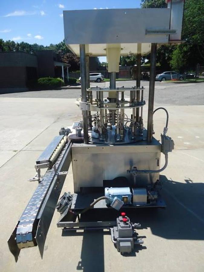 Used Mrm/Elgin Twelve Spout Rotary Vacuum Filler, Explosion Proof