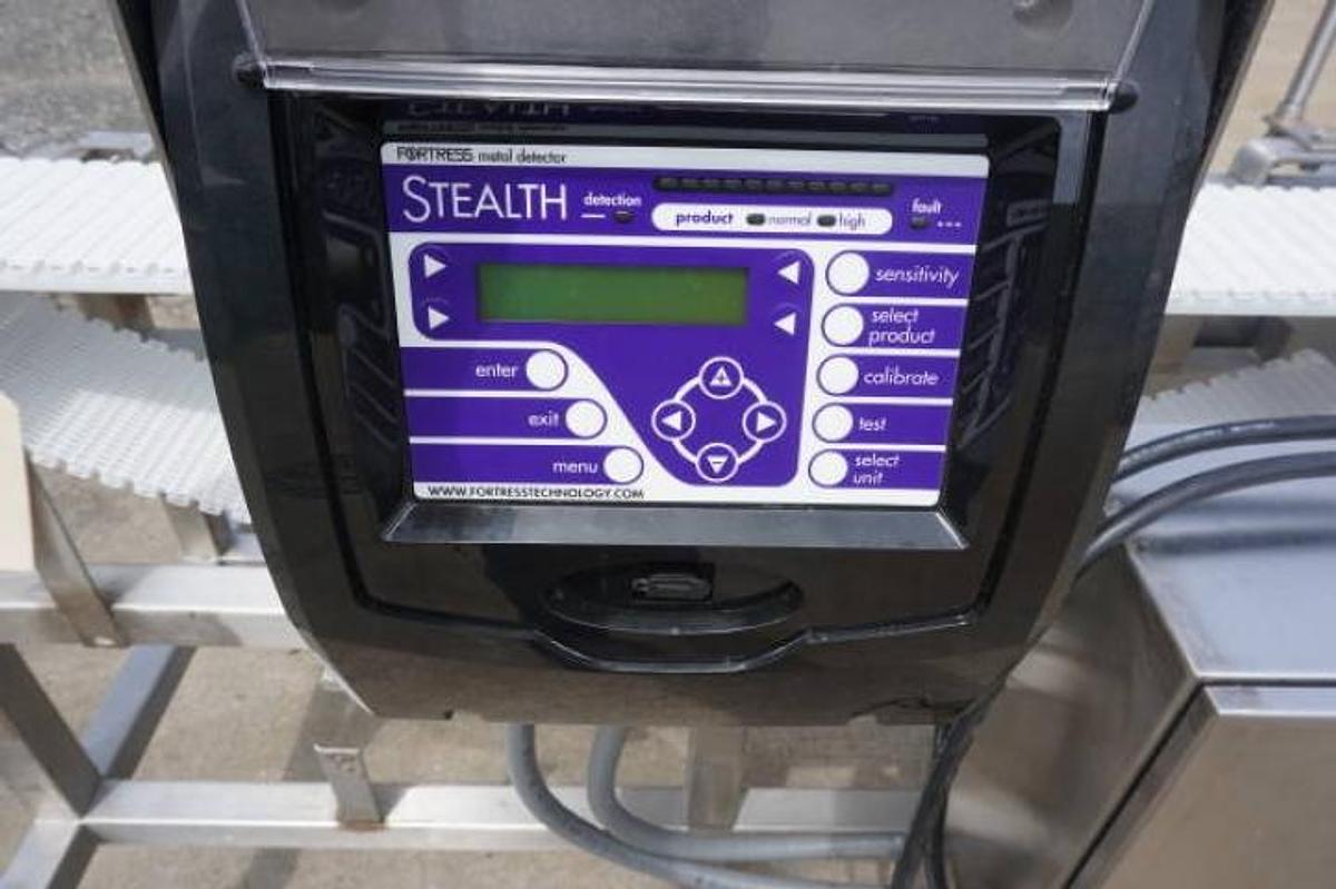 Used Fortress Technology Stealth Stainless Steel Metal Detector, 11-7/8 In. Wide X 10-5/8 In. High