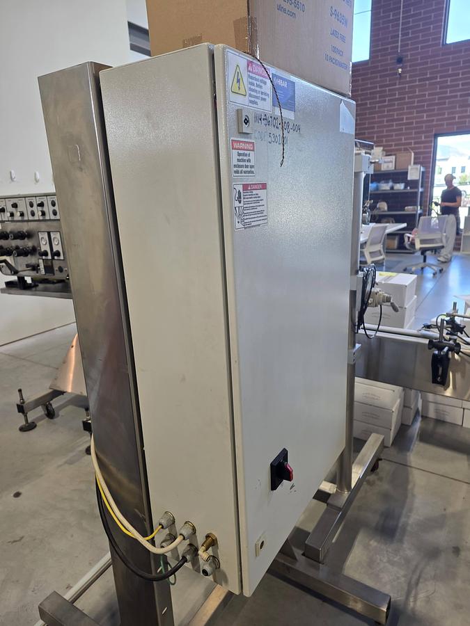 Used Complete Essential Oil Bottle Filling, Capping, and Labeling Line