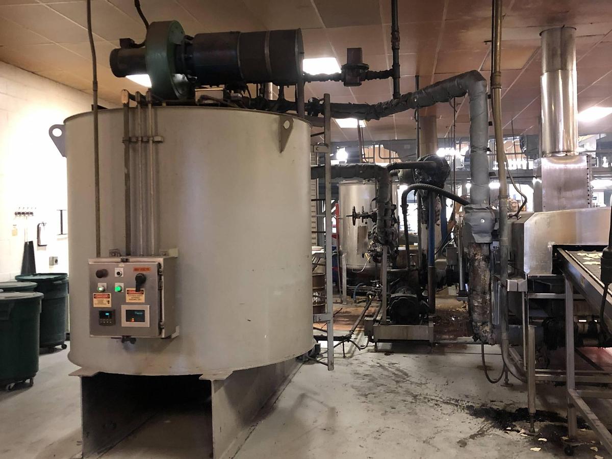 Used Tortilla Chip Line, 1,500 Lb. Capacity