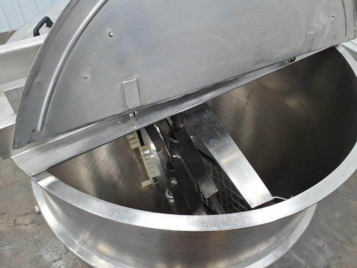 Used Hamilton 400 Gallon Half Jacketed Stainless Steel Kettle