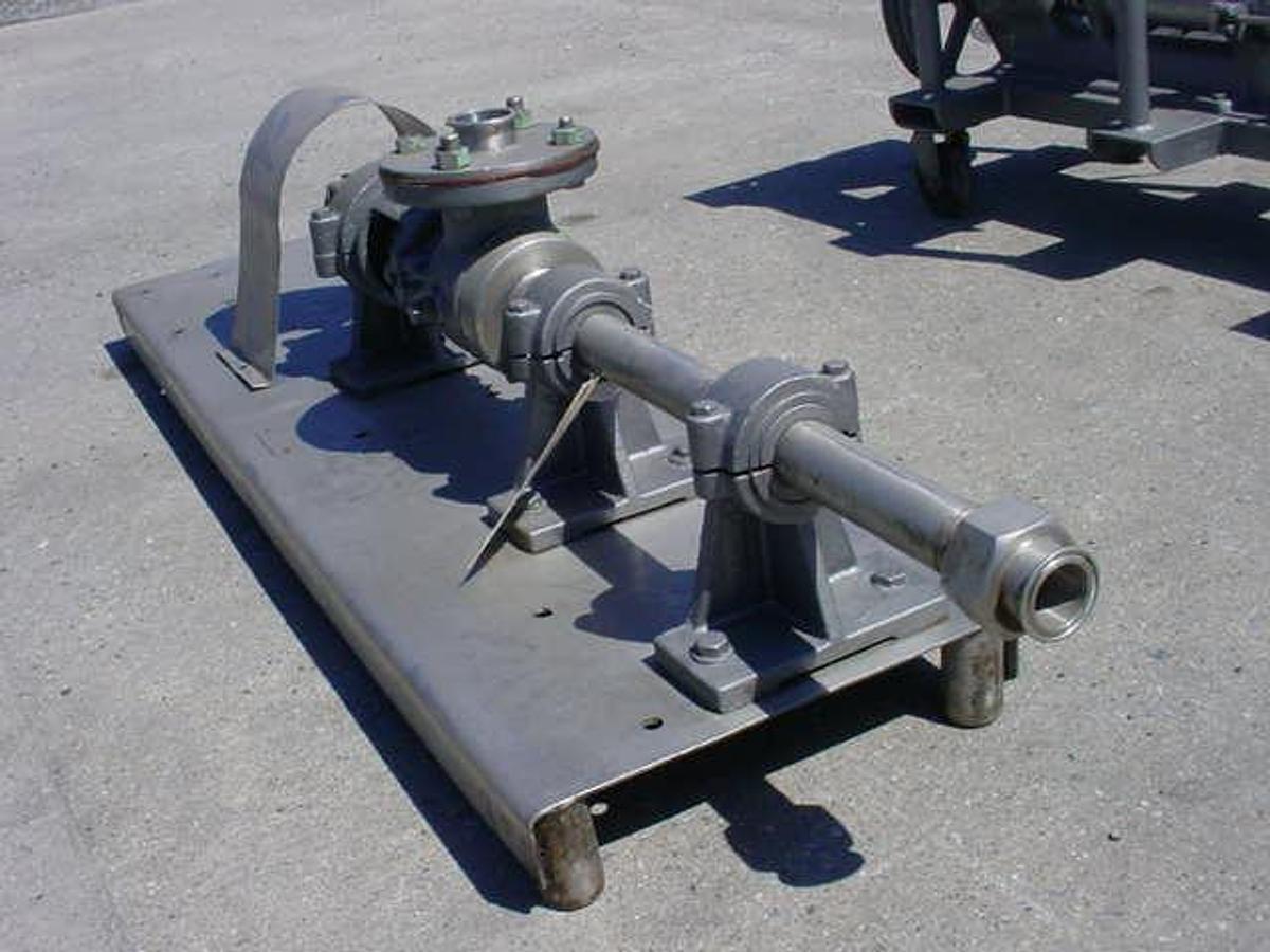 Used MOYNO 2 In. X 1-1/2 In. STAINLESS STEEL PROGRESSIVE CAVITY PUMP, No Motor