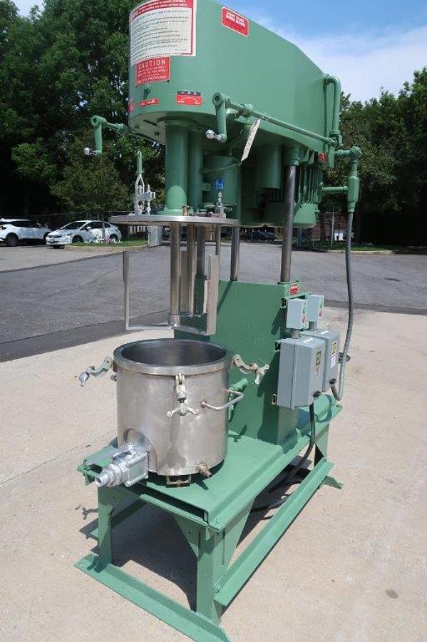 Used Myers 5 Gallon SS Dual Shaft Jacketed Vacuum Mixer, XP Motors