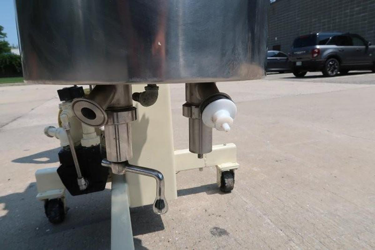 Used Fryma VME-20 SS Jacketed Homogenizing Mixer