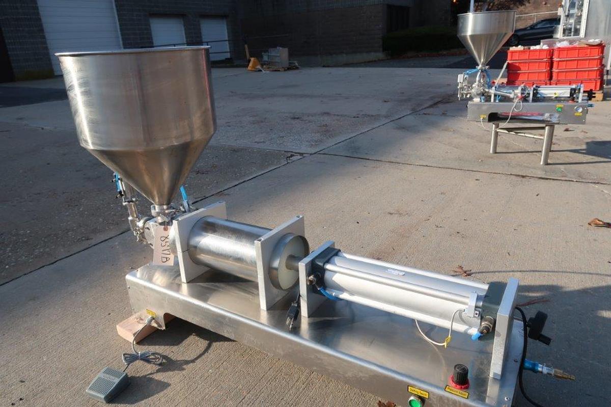 Used Single Piston Gallon Tabletop Filler, Air Operated