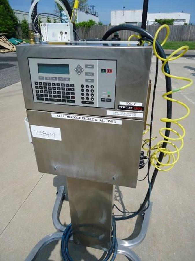 Used VIDEOJET “EXCEL 2000 OPAQUE”” INK JET CODER, Portable
