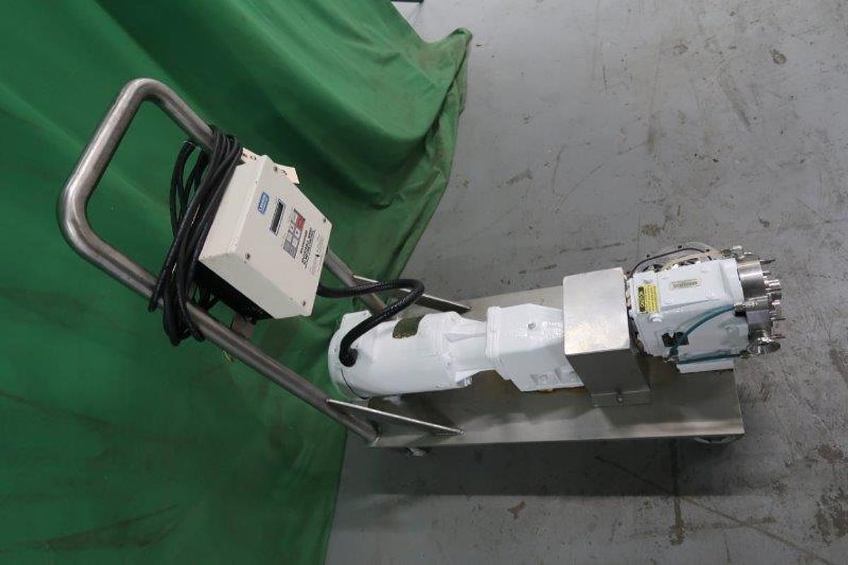 Used Waukesha 015 SS Positive Displacement Pump, Variable Speed