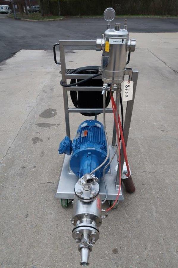 Used IKA 20 HP Stainless Steel Dispax Reactor/Inline High Shear Mixer, XP