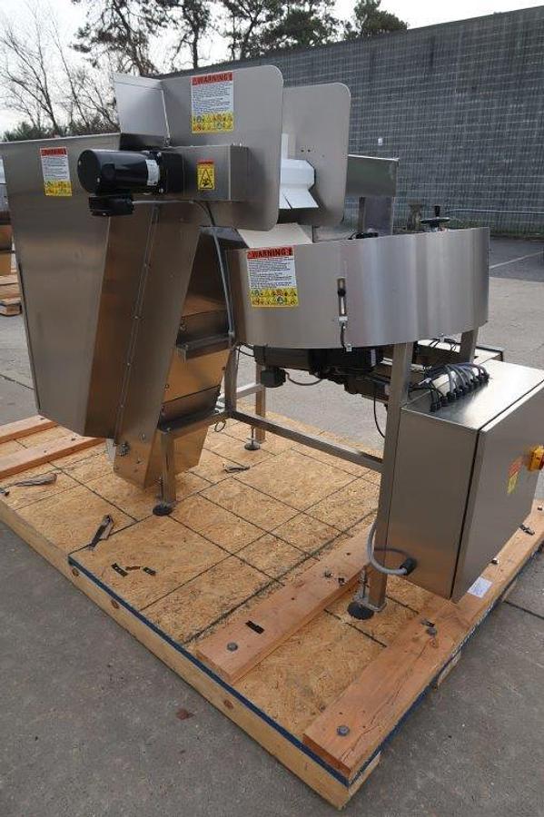 Used Kaps All AU-3S Compact Plastic Bottle Unscrambler, Stainless