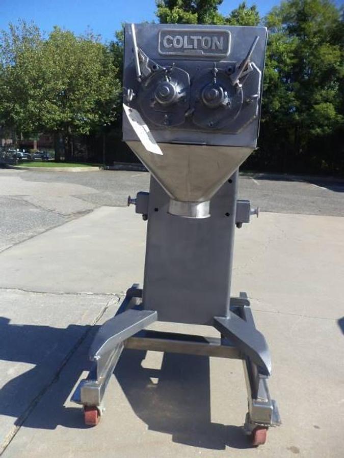 Used Colton 544 Twin Granulator,  Stainless Steel