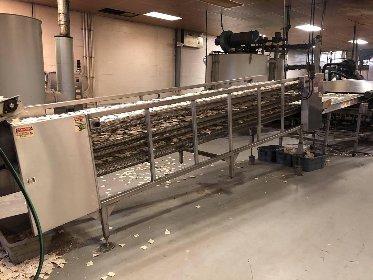 Used Tortilla Chip Line, 1,500 Lb. Capacity