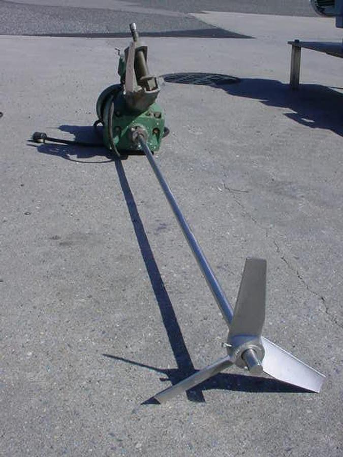 Used Lightnin 1/2 Hp Single Phase Portable Mixer, Explosion Proof