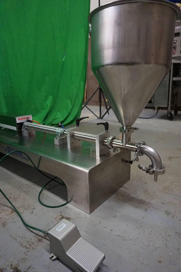 Used Accutek SVF Air Operated Single Head Piston Filler