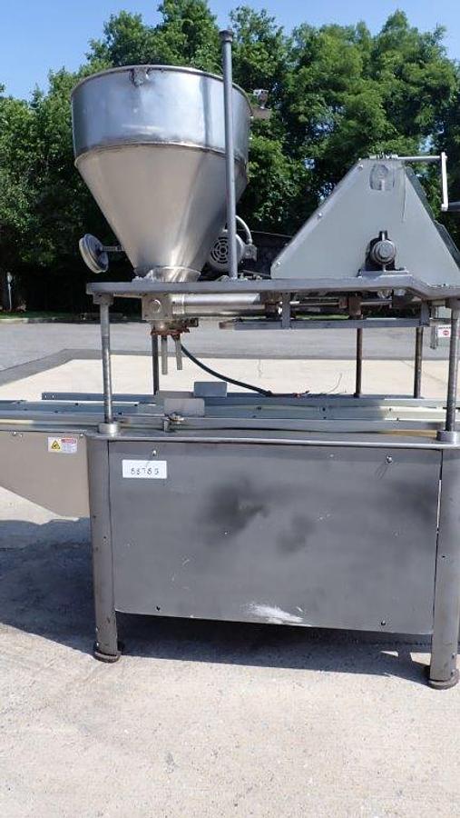 Used Elgin Quad Four Head Piston Filler, Large Size Fills