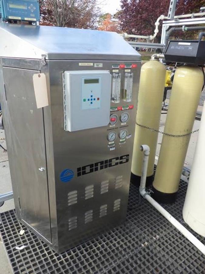 Used Ionics reverse osmosis water filtration system