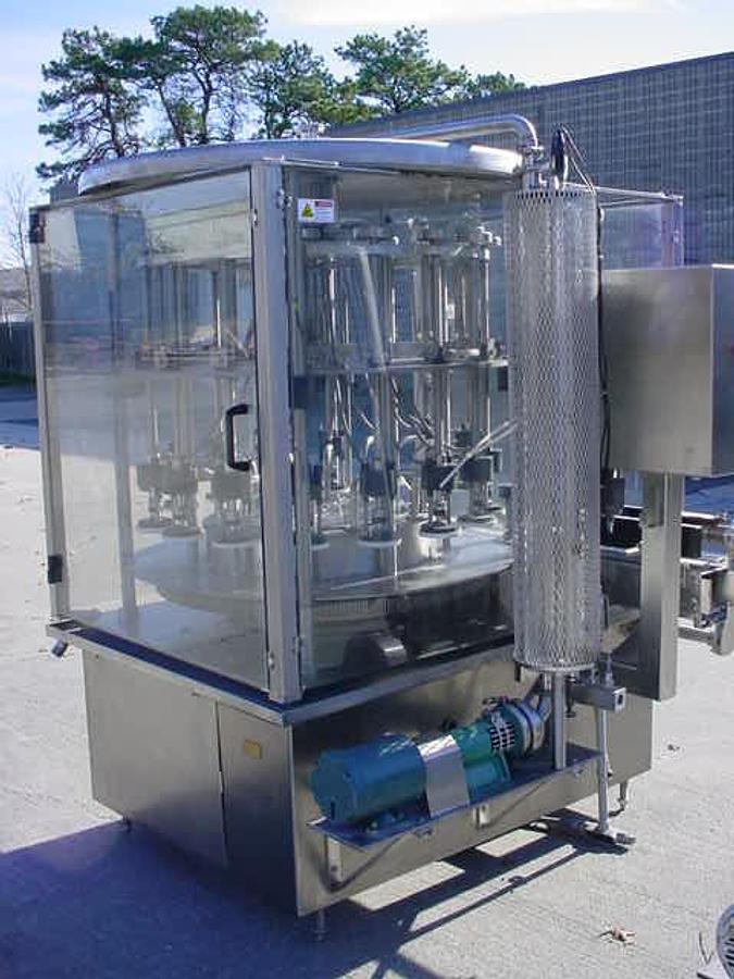 Used Us Bottlers Va-16-Ls Rotary Liquid Filler, Stainless Steel