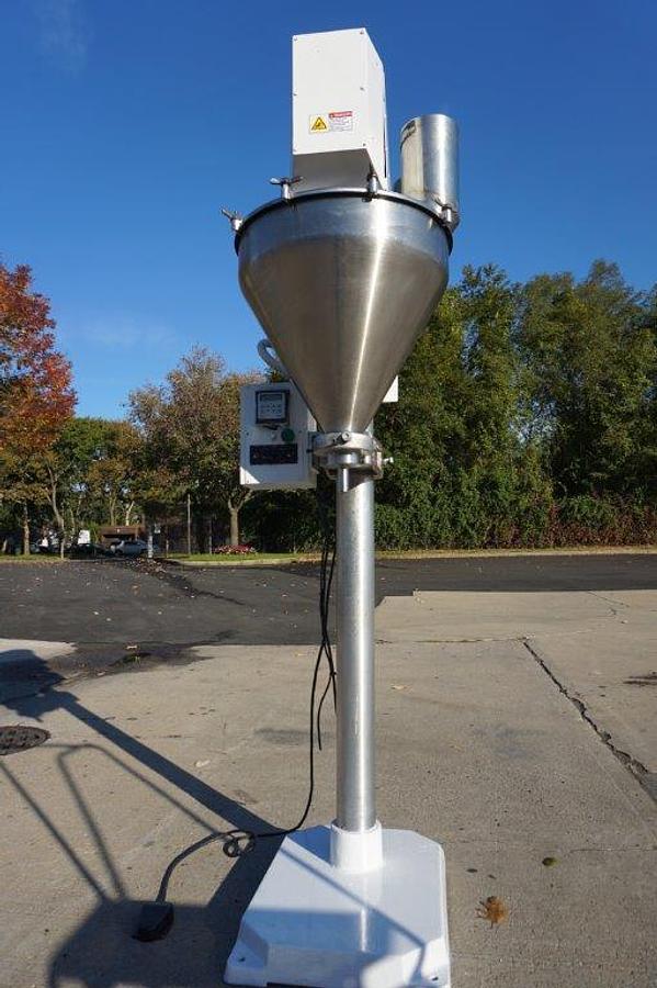 Used All Fill Single Auger Powder Filler, Foot Switch Actuated wl Eagle Signal Control and foot switch actuator