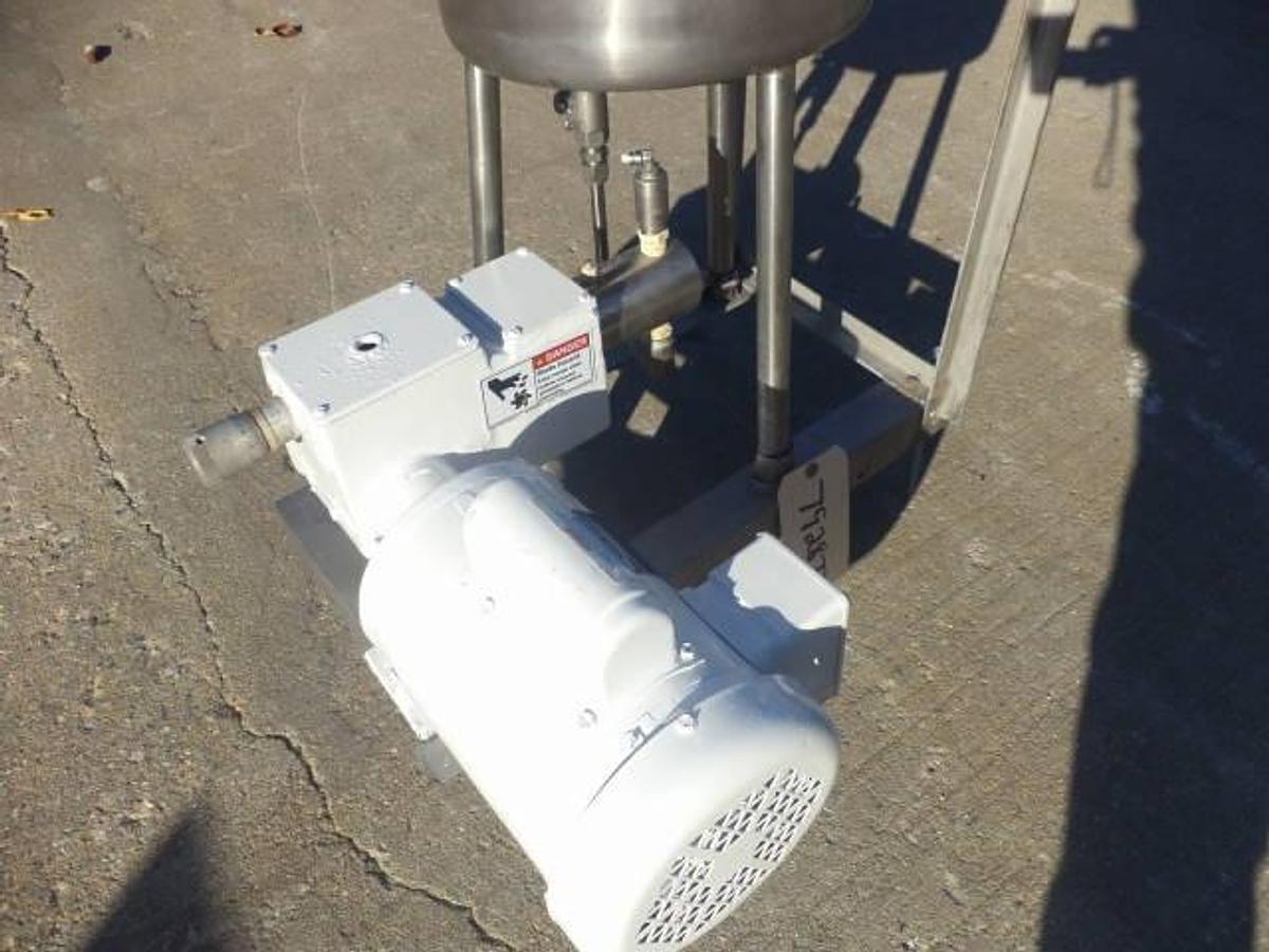 Used 7 Gallon Process Systems Stainless Steel Tank With Milton Roy Proportioning Pump