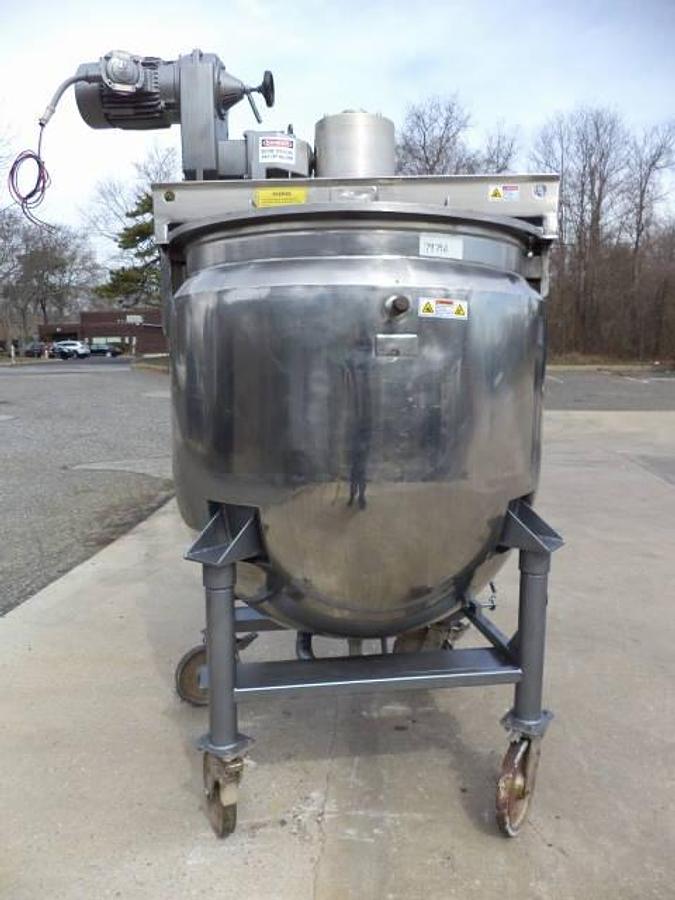 Used 300 Gallon Lee Jacketed Double Motion Kettle, 316 Stainless Steel