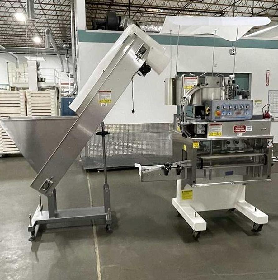 Used Kaps-All A6 Screw Capper, with Cap Elevator