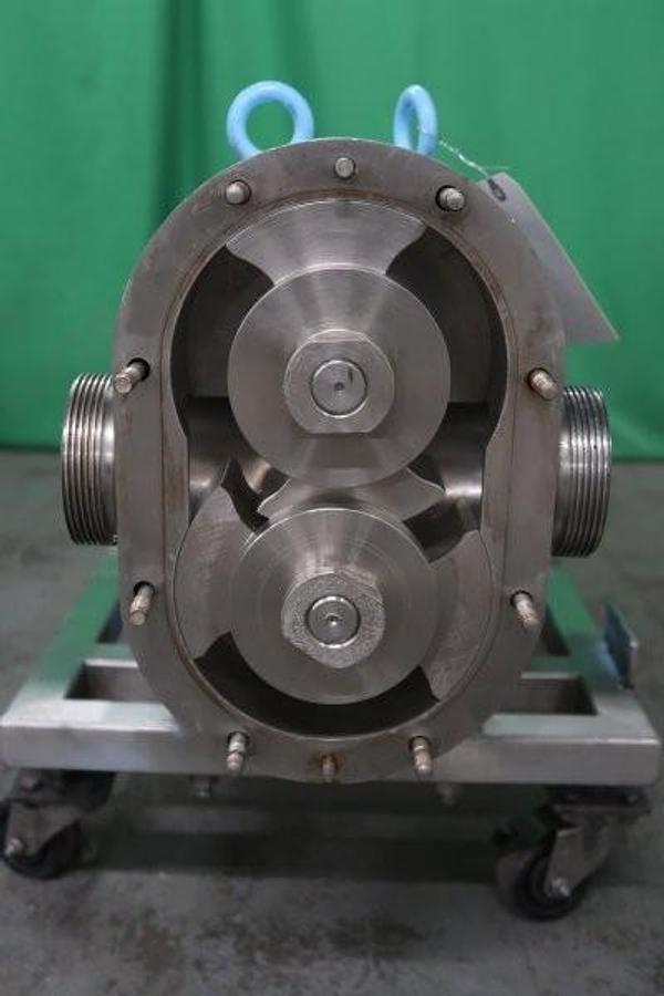 Used Waukesha 130 Stainless Positive Displacement Pump, 10 HP