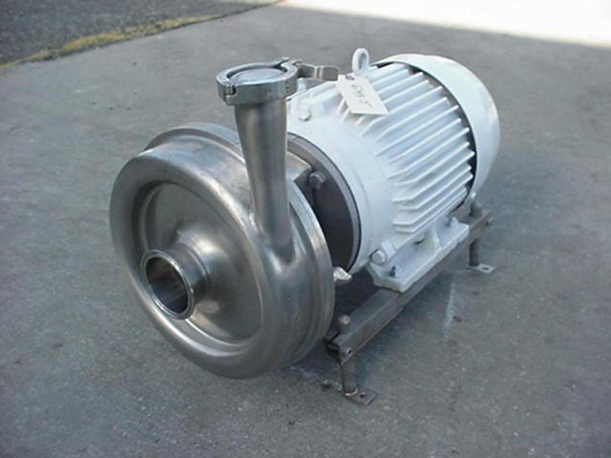 Used 3″ X 2″ Ss Sanitary Centrifugal Pump, 10hp