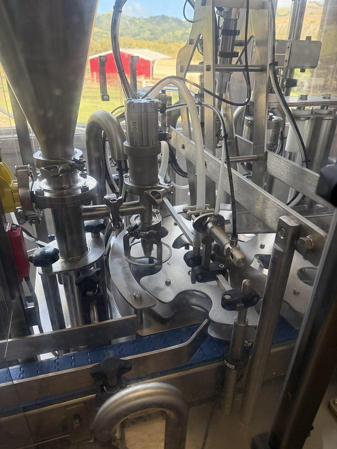Used Packline Rotary Cup Filling Machine, Two Flavor