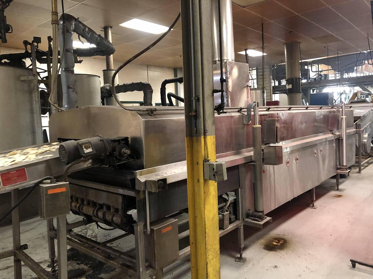 Used Tortilla Chip Line, 1,500 Lb. Capacity