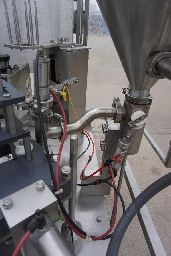 Used Modern Packaging MR Series Rotary Cup Filling and Sealing Machine