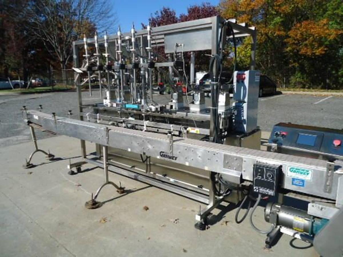 Used Inline Filling Systems Servo positive displacement filling machine