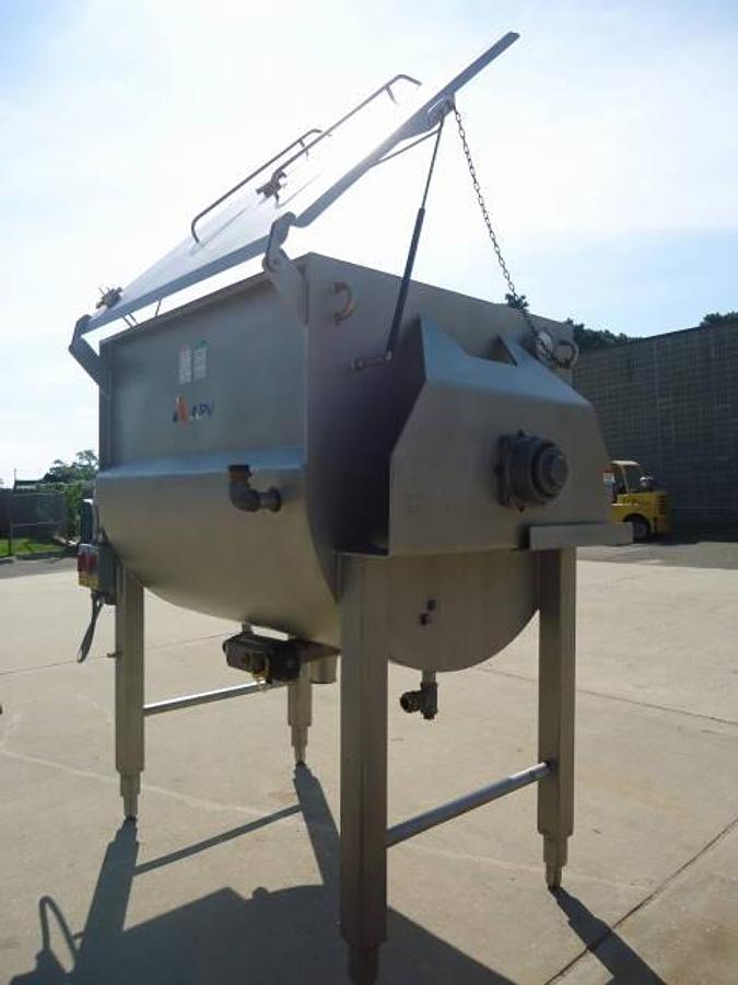 Used 42 Cu.ft. Apv Crepaco Sanitary Horizontal Paddle Blender, 70 Psi Jacket