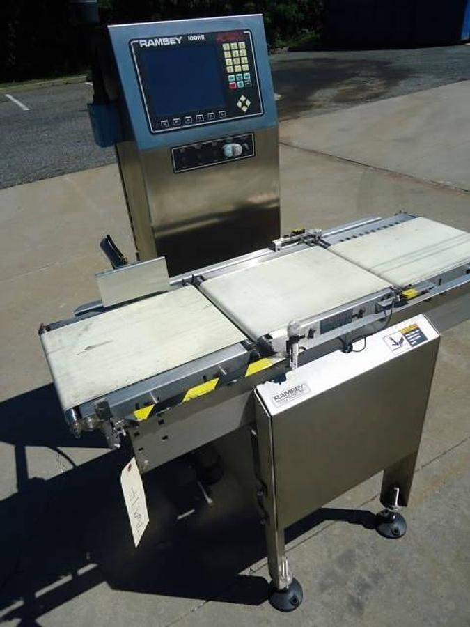Used Ramsey Icore Auto Check 9000 Stainless Steel Checkweigher-