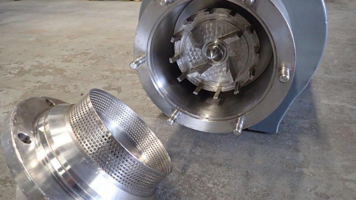 Used Silverson Size 600 SS Inline High Shear Mixer, 30HP