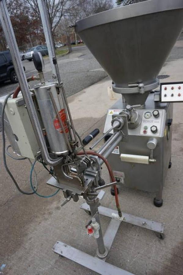 Used Vemag 500 Vacuum Stuffer, Type 128/90, With Link/Clipper