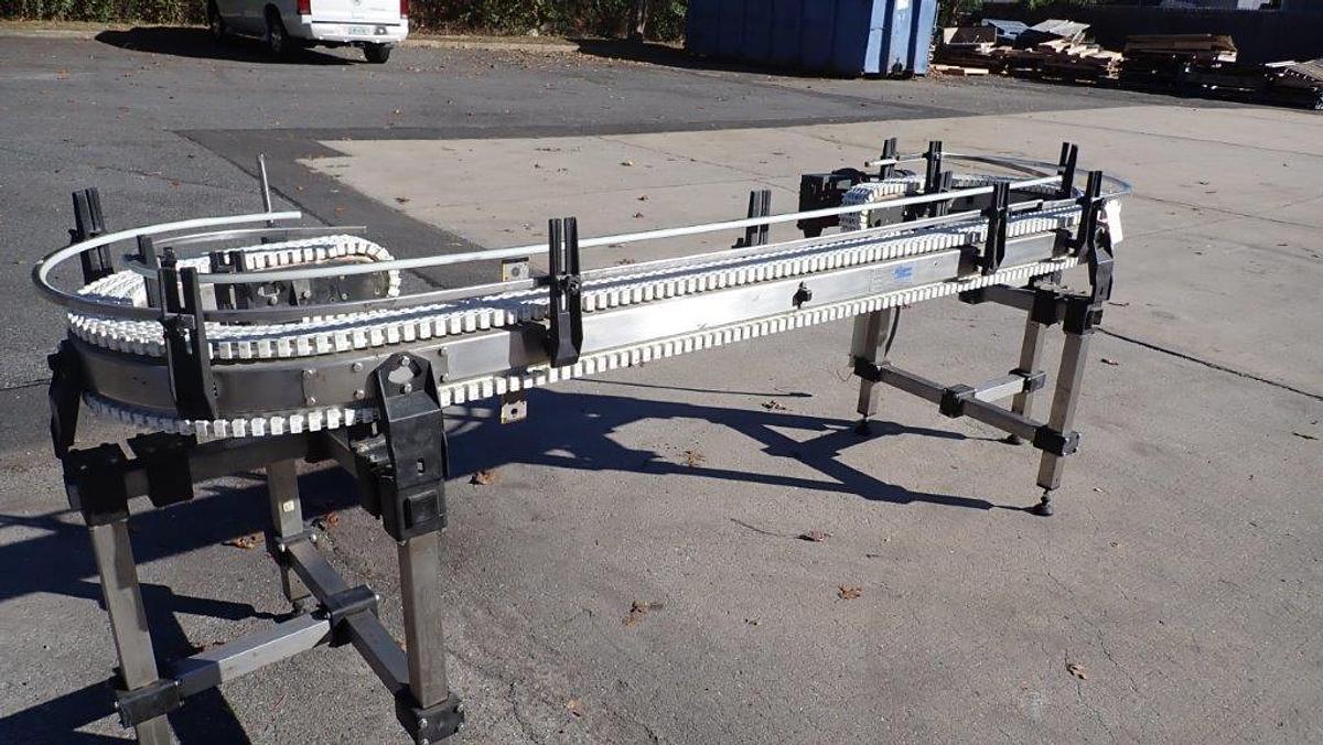 Used Span Tech U-Shaped Conveyor, SS