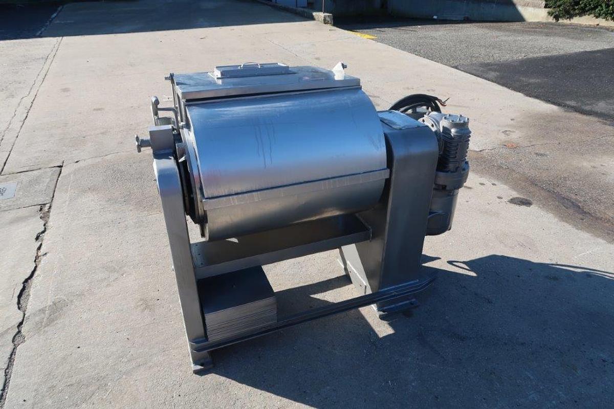 Used Colton 5 Cubic Foot Stainless Steel Single Arm Mixer, Tilt Discharge