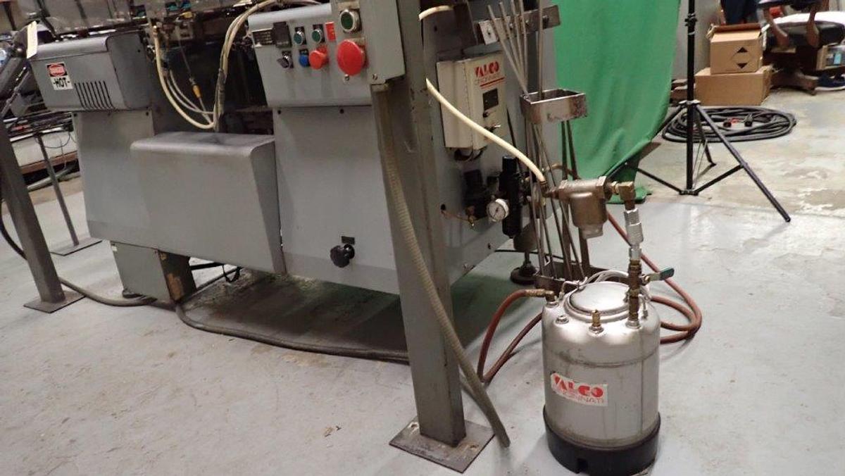 Used Mateer Burt 408A Horizontal Glue Labeler