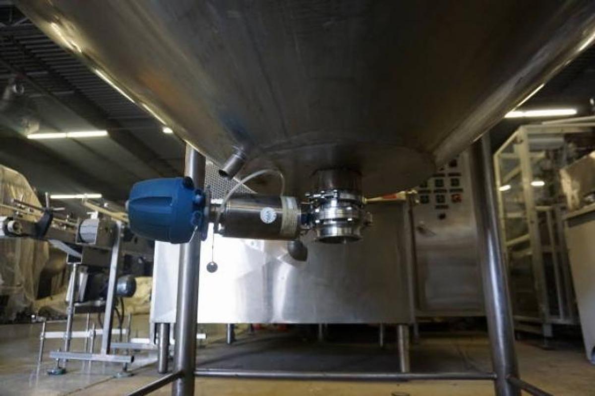 Used 600 Gallon Stainless Steel Jacketed Closed Process Vessel, 316 SS
