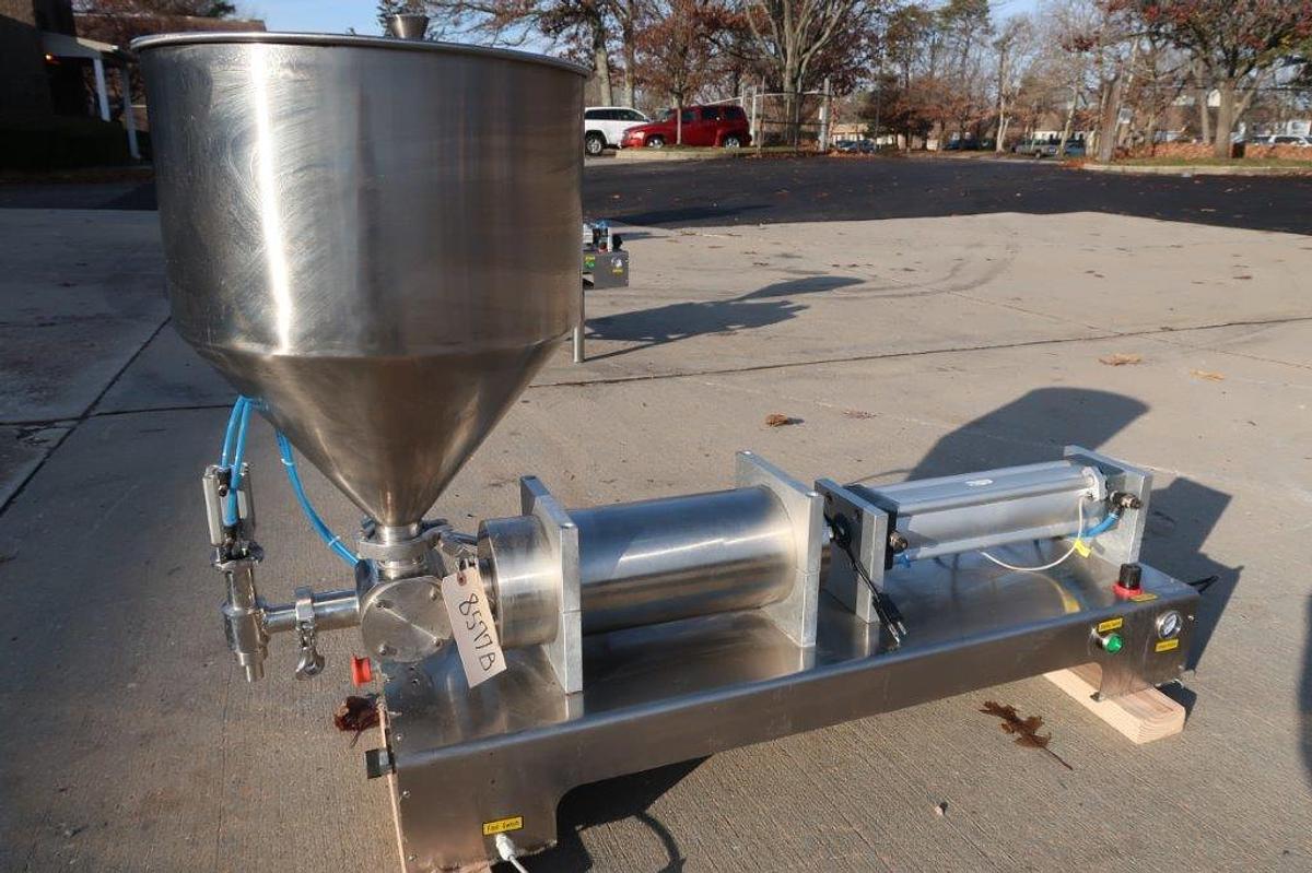 Used Single Piston Gallon Tabletop Filler, Air Operated