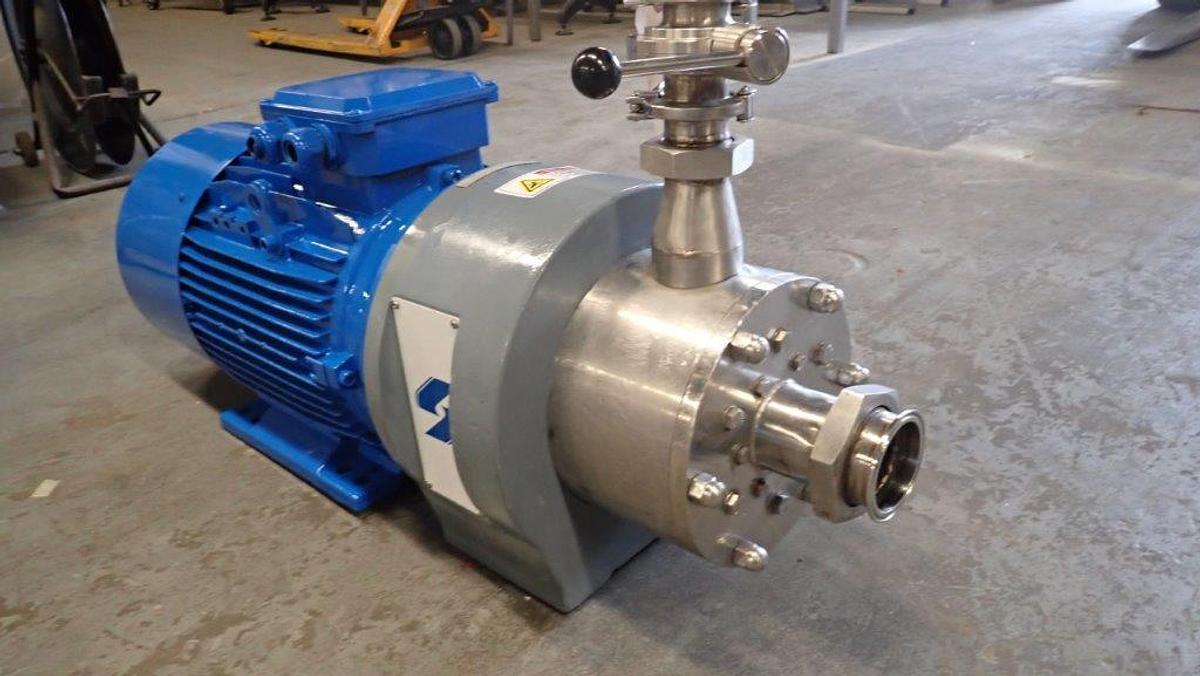 Used Silverson Size 600 SS Inline High Shear Mixer, 30HP