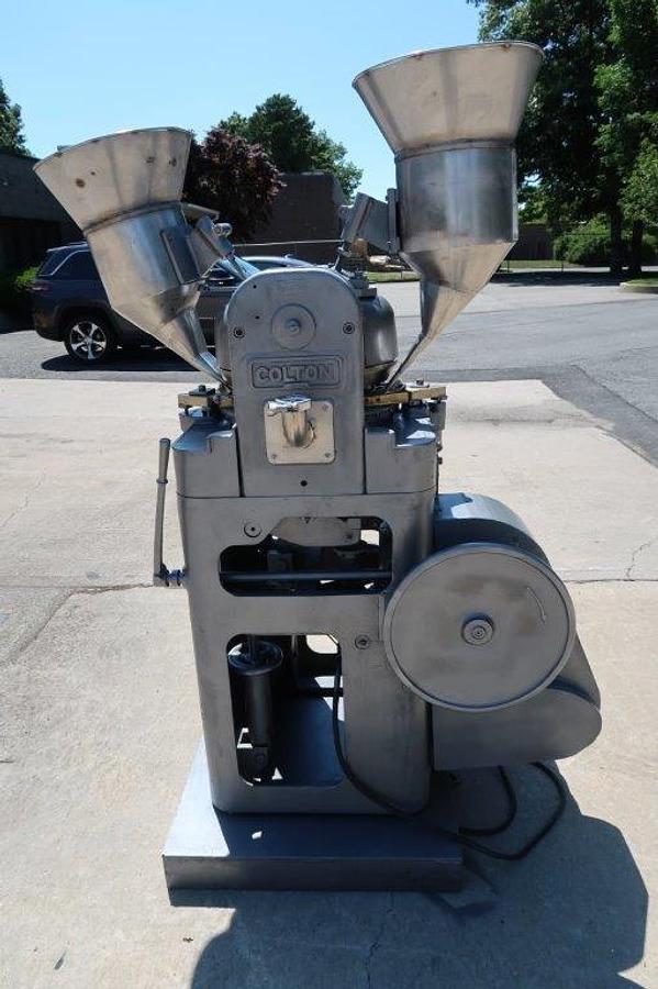 Used Colton 27 Station Rotary Tablet Press, Twin Hopper