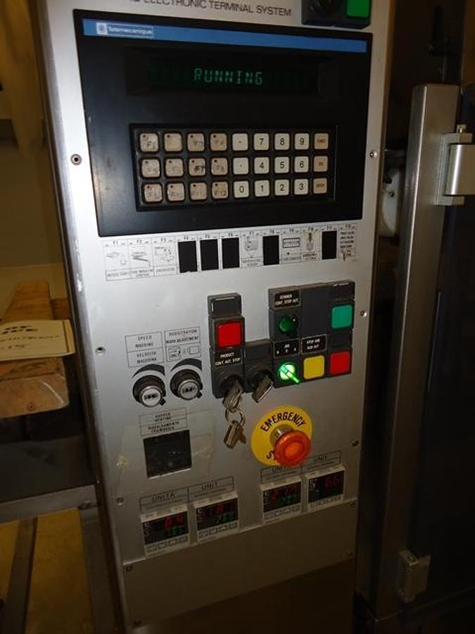 Used Unipac “Silver 100” Automatic Plastic Tube Filler/Sealer, 80 Per Minute