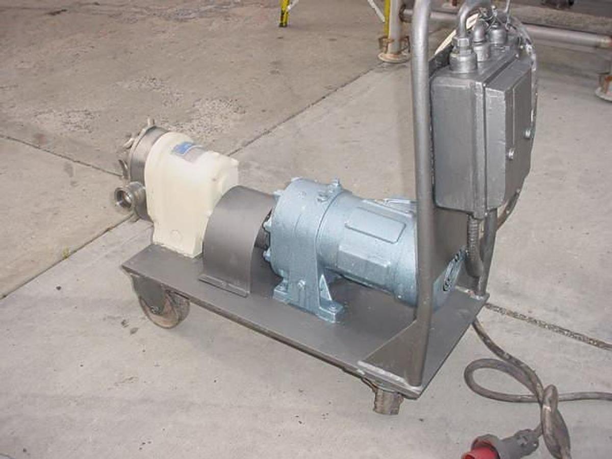 Used Waukesha 25 Ss Positive Displacement Pump
