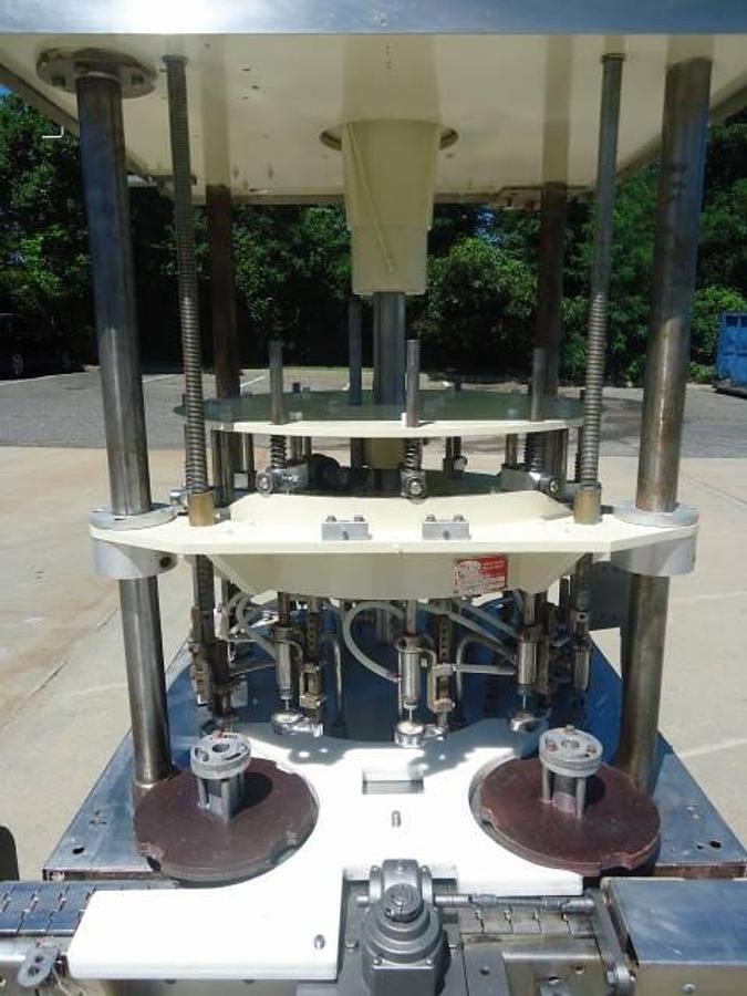 Used Mrm/Elgin Twelve Spout Rotary Vacuum Filler, Explosion Proof