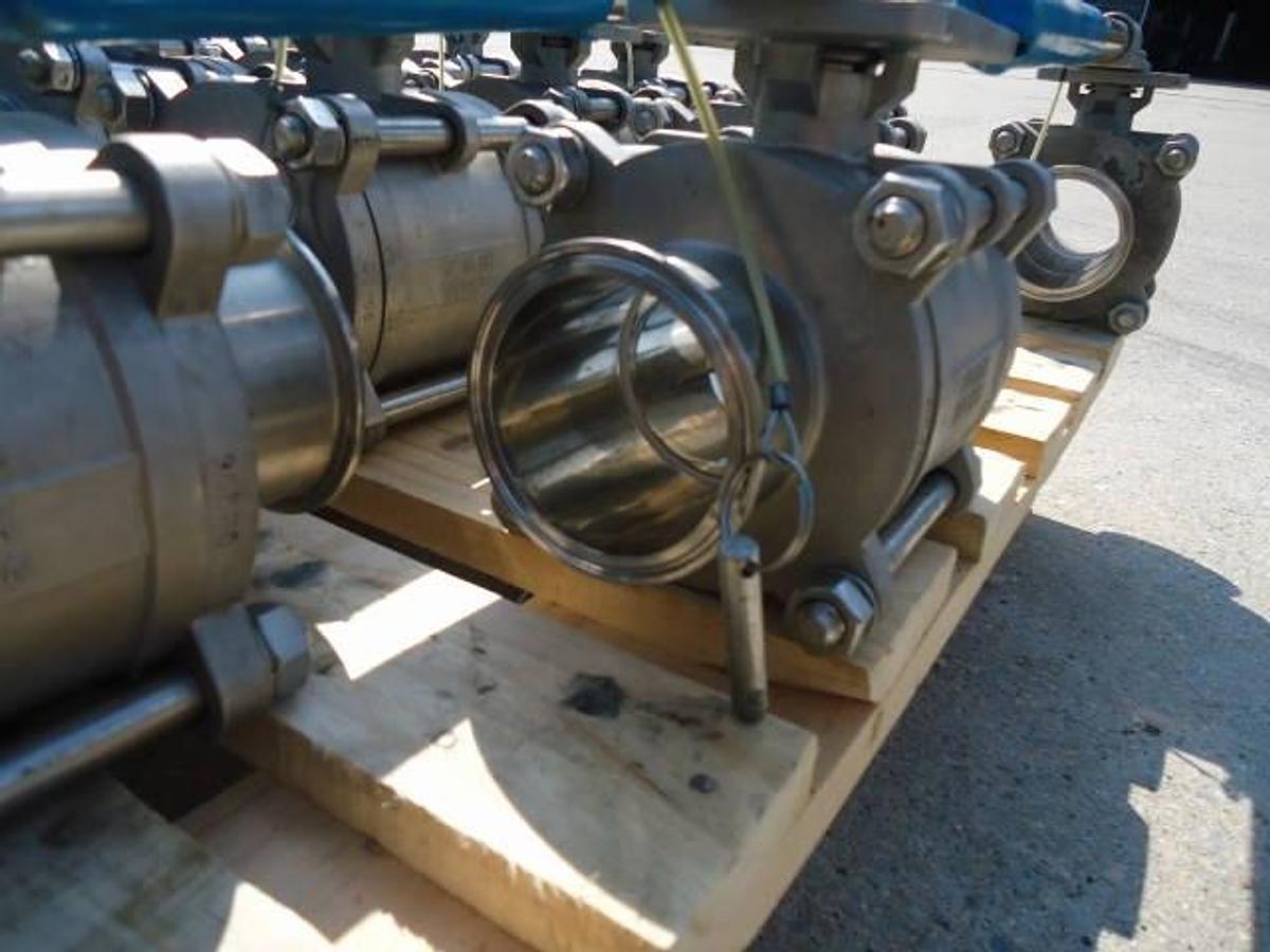 Used Bradford 3″ Diameter Stainless Steel Ball Valves (19)