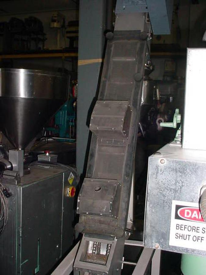 Used Ss Cap Feeder/Bucket Elevator, 72″ Discharge Height
