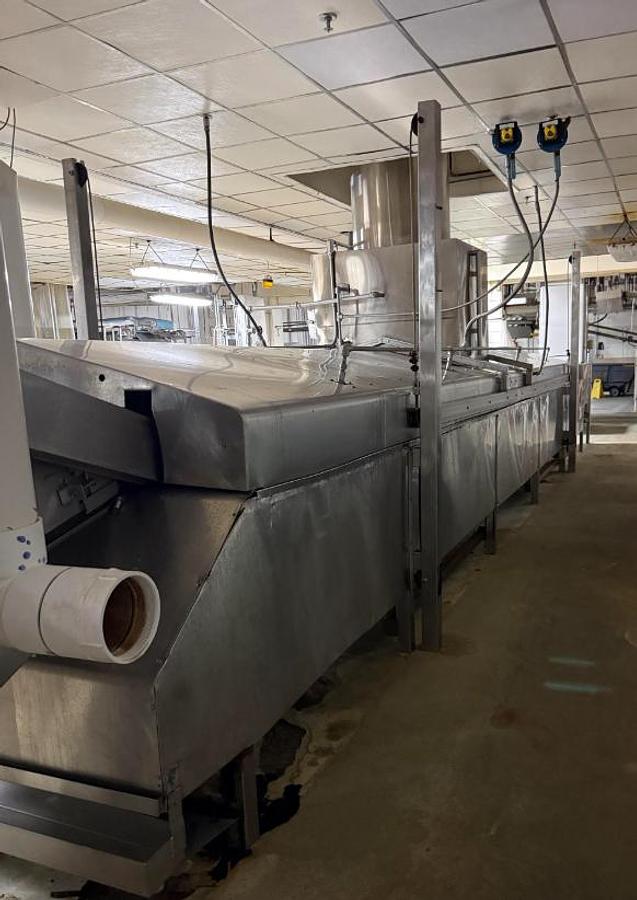 Used Heat & Control Continuous Gas Fryer, Top Hold Down Belt